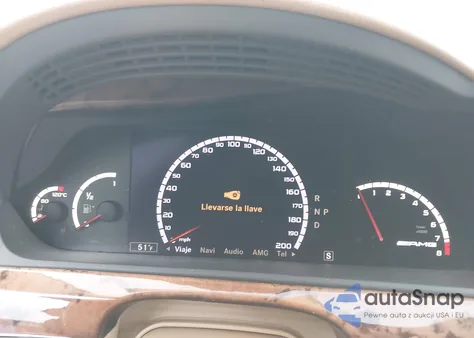 2008 Mercedes-Benz S 550 z USA, uszkodzony, nr VIN WDDNG71X28A154789